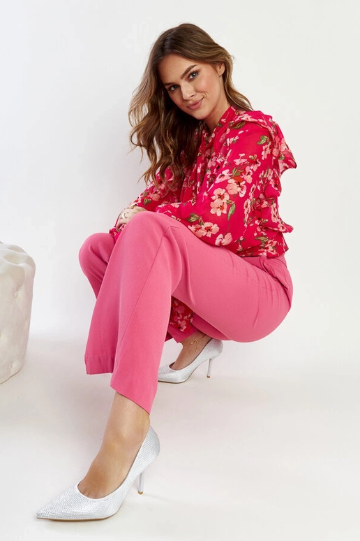 Hõbedased Liena kõrge kontsaga pumbad