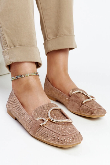 Pruunid läikivad Mebrat loafers