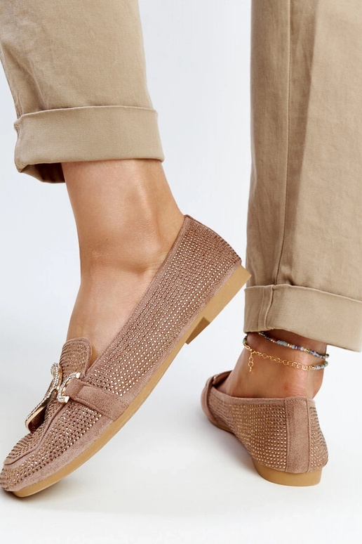 Pruunid läikivad Mebrat loafers