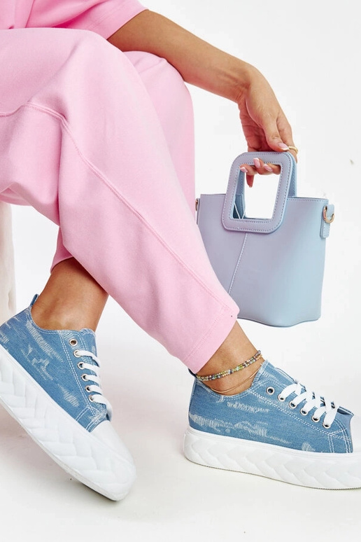 Sinised kõrge platvormiga tossud Almaz