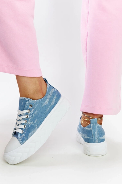 Sinised kõrge platvormiga tossud Almaz