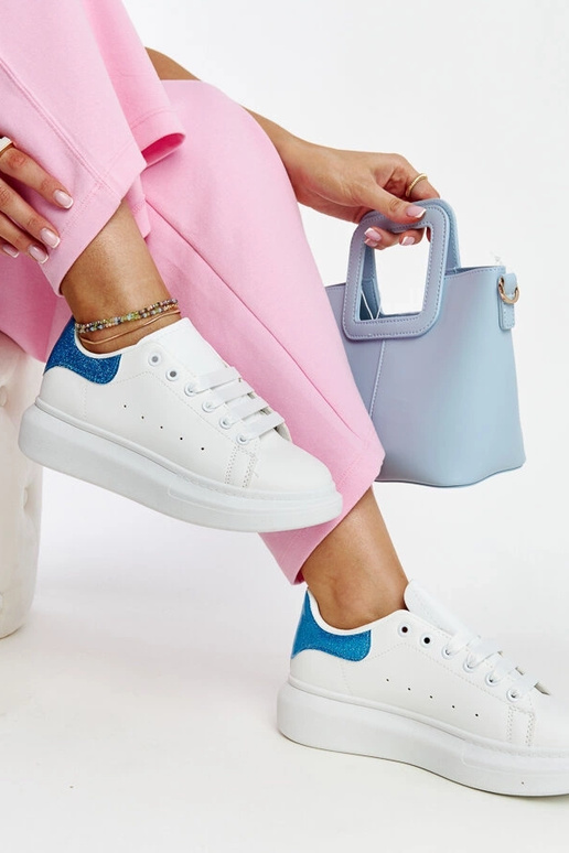 Valged öko-nahast tossud Fatimah