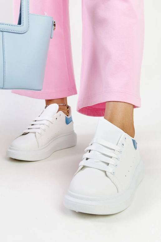 Valged öko-nahast tossud Fatimah