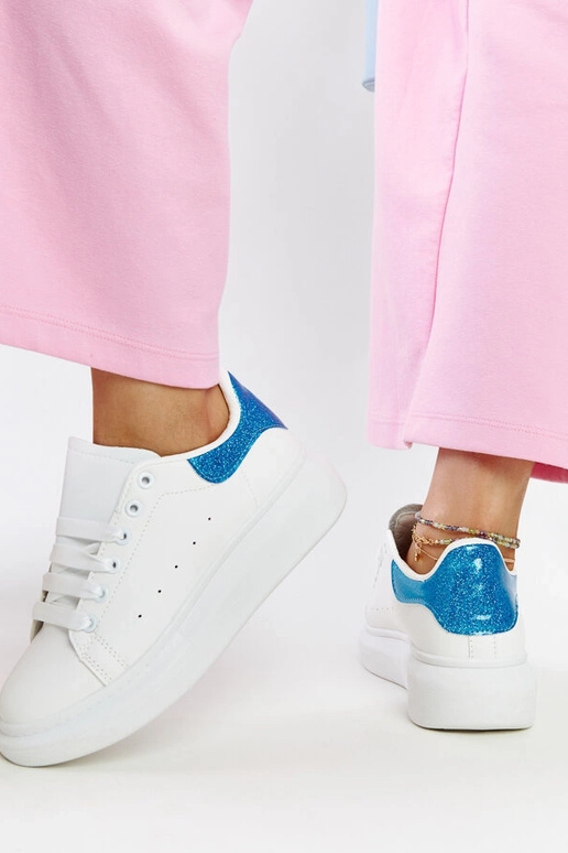 Valged öko-nahast tossud Fatimah