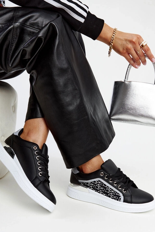 Mustad sädelevad platvormtossud Fekete Mustad sädelevad platvormtossud Fekete