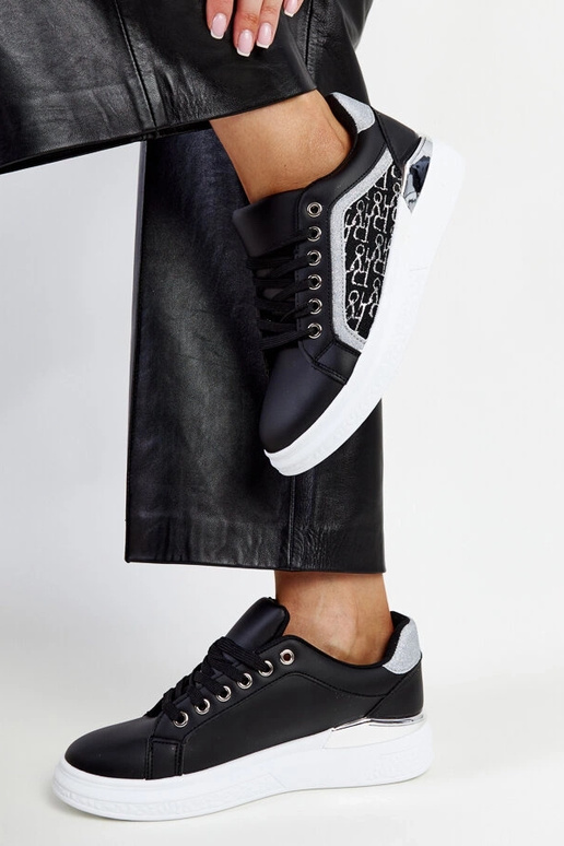 Mustad sädelevad platvormtossud Fekete Mustad sädelevad platvormtossud Fekete