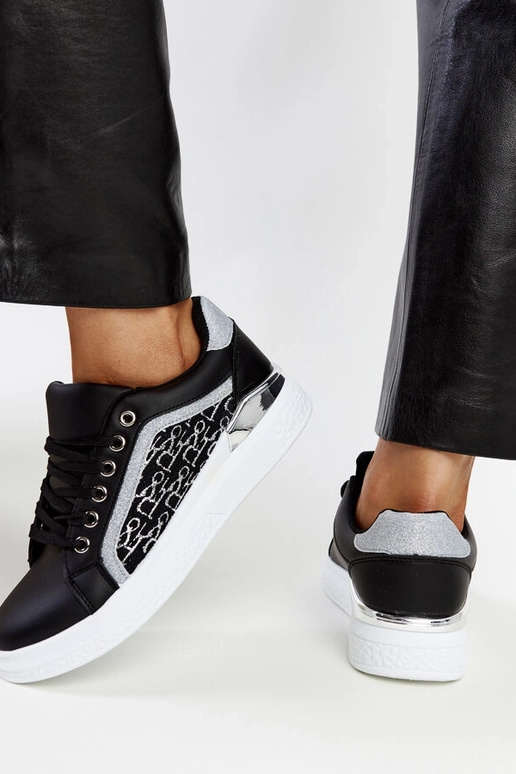 Mustad sädelevad platvormtossud Fekete Mustad sädelevad platvormtossud Fekete