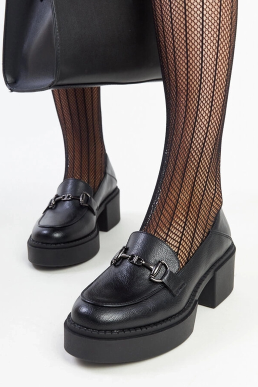 Mustad ökonahast kõrge kontsaga...