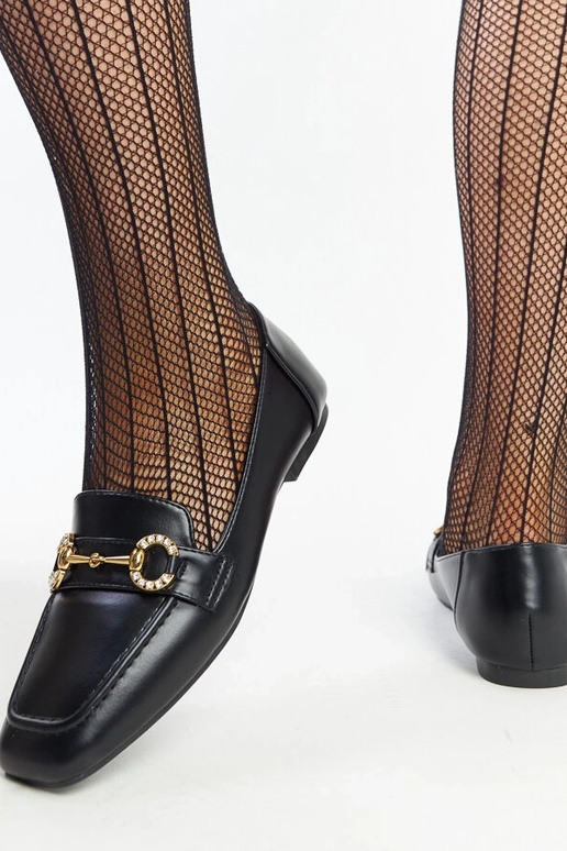 Mustad Areebah lukuga mokassiinid