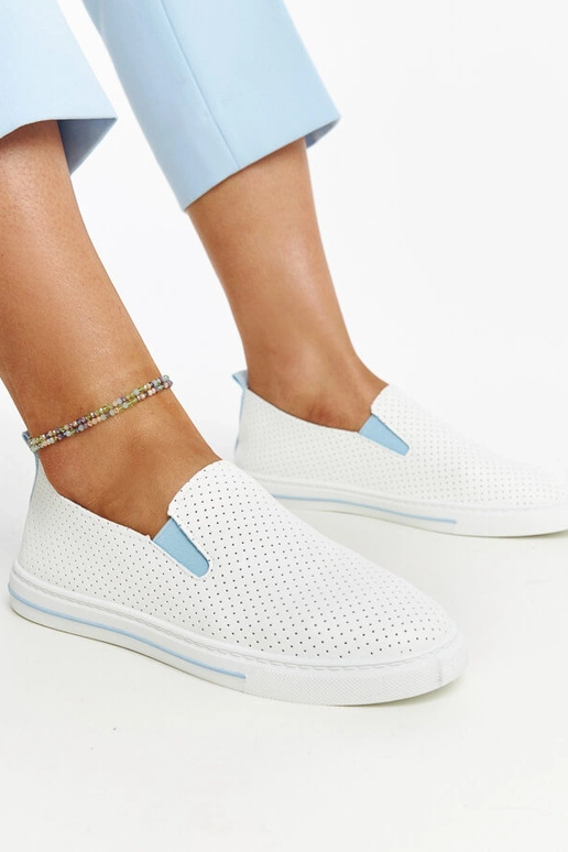 Valged poolsaapad Sanan