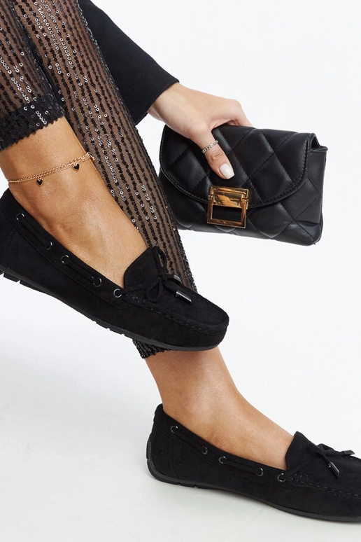 Mustad pätsipüksid kaarega Hayam