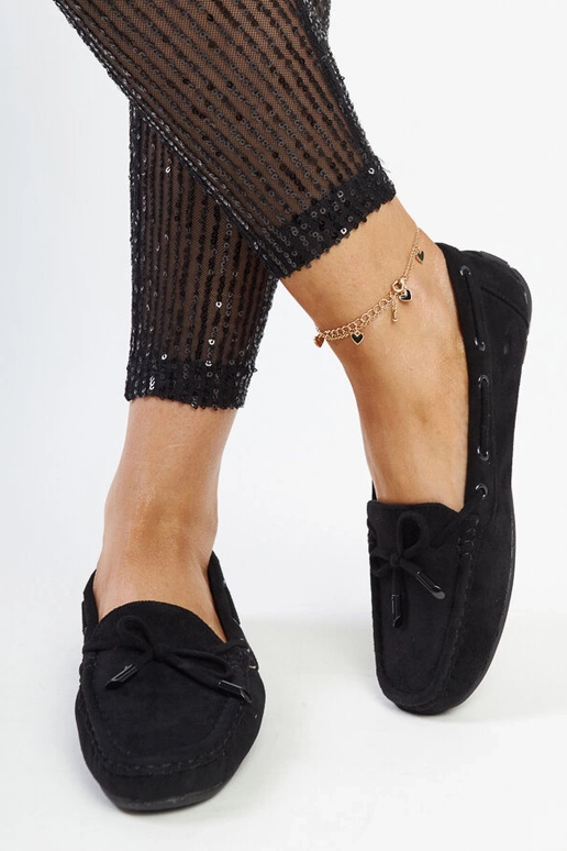 Mustad pätsipüksid kaarega Hayam