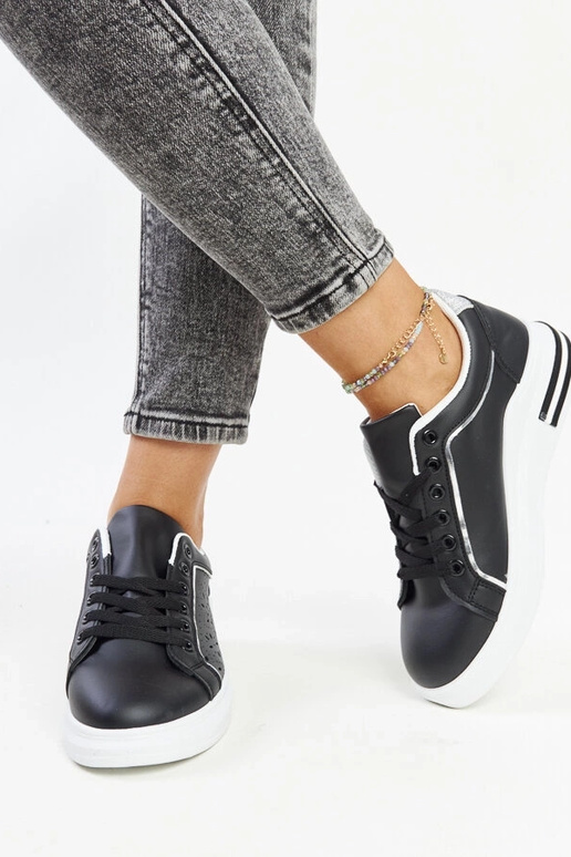 Mustad ažuursed tossud sädeleva Zorkaga