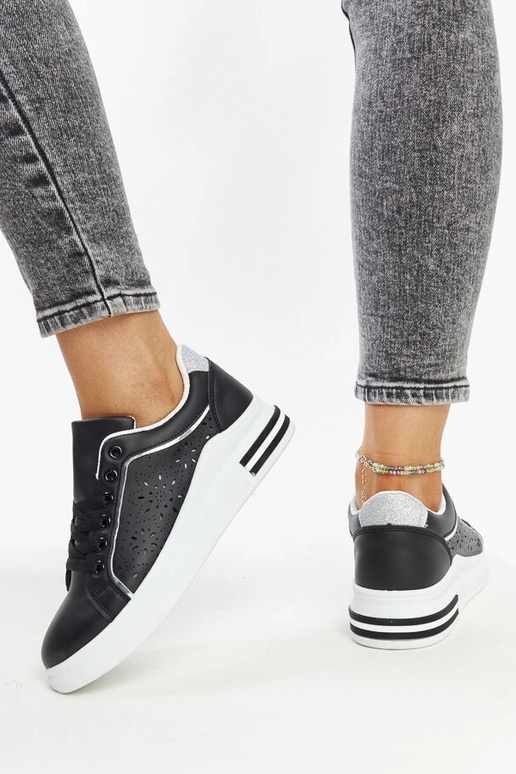 Mustad ažuursed tossud sädeleva Zorkaga