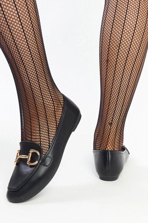 Mustad Tanja lukuga mokassiinid