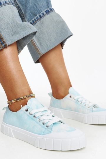 Jerina Blue Fabric tossud