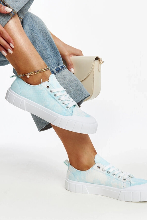 Jerina Blue Fabric tossud