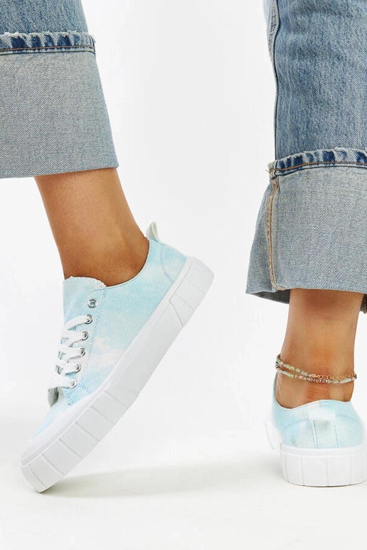 Jerina Blue Fabric tossud