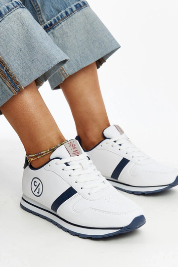 CROSS JEANS valged ja tumesinised naiste tossud