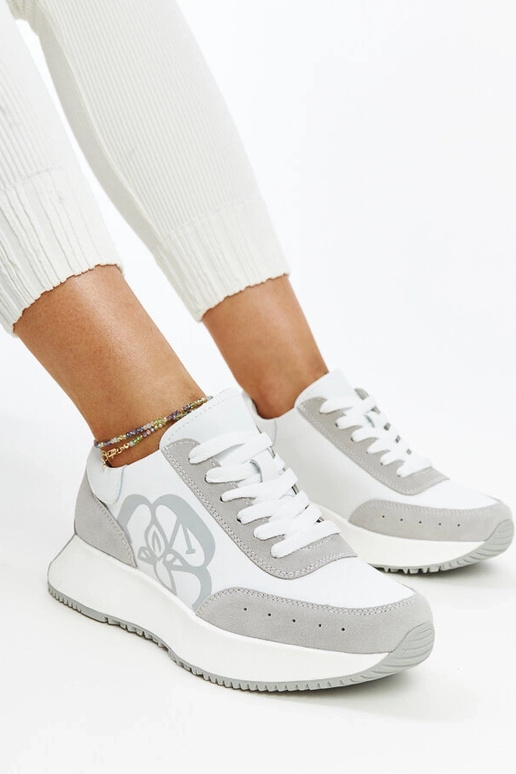 Valge-hallid nahast sneakerid Salimah Valge-hallid nahast sneakerid Salimah