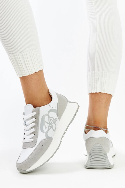 Valge-hallid nahast sneakerid Salimah Valge-hallid nahast sneakerid Salimah