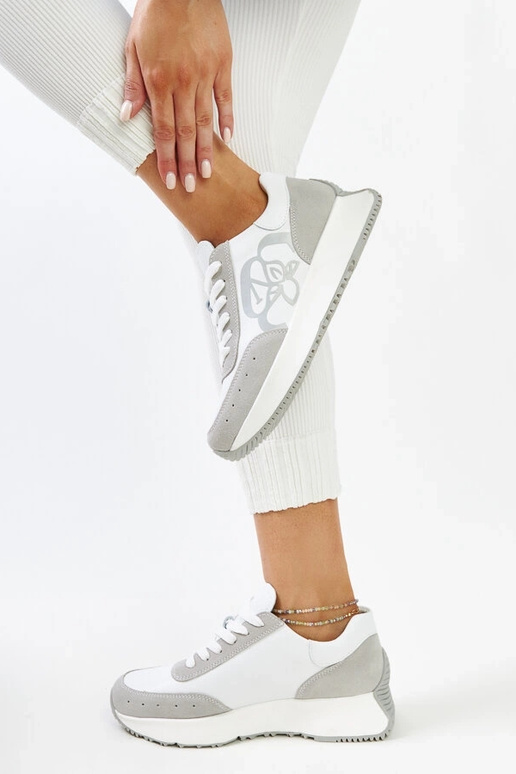 Valge-hallid nahast sneakerid Salimah Valge-hallid nahast sneakerid Salimah