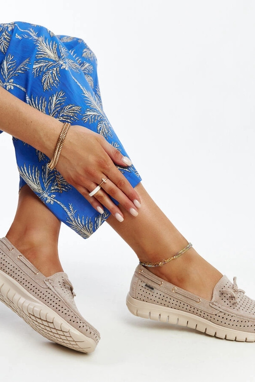 Pruunid mokasiinid nahast sisetallaga...