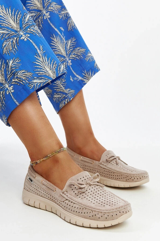 Pruunid mokasiinid nahast sisetallaga...