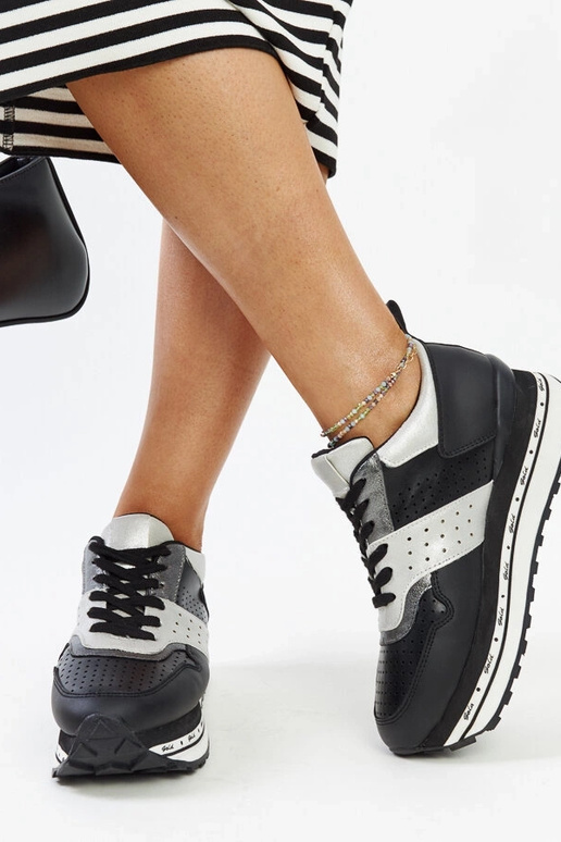 Mustad kõrge tallaga tossud Askalua Mustad kõrge tallaga tossud Askalua