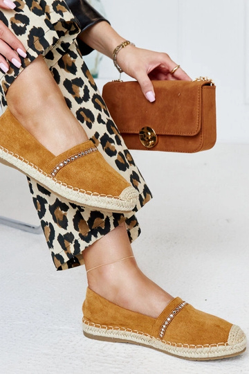 Pruunid espadrillid tsirkoonidega Abia 2