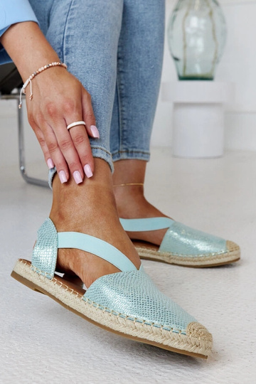 Tharni helerohelised Slingback espadrillid