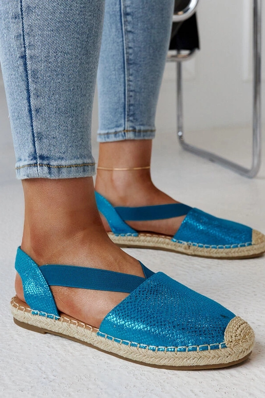 Tharni Blue Slingback espadrillid