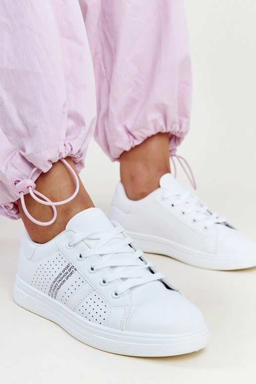 Valged tossud, öko-nahast Berdine