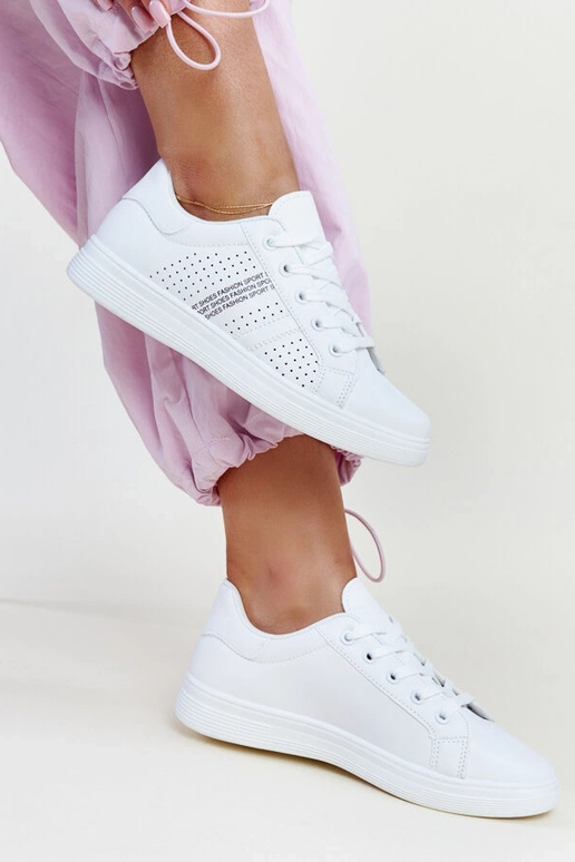 Valged tossud, öko-nahast Berdine