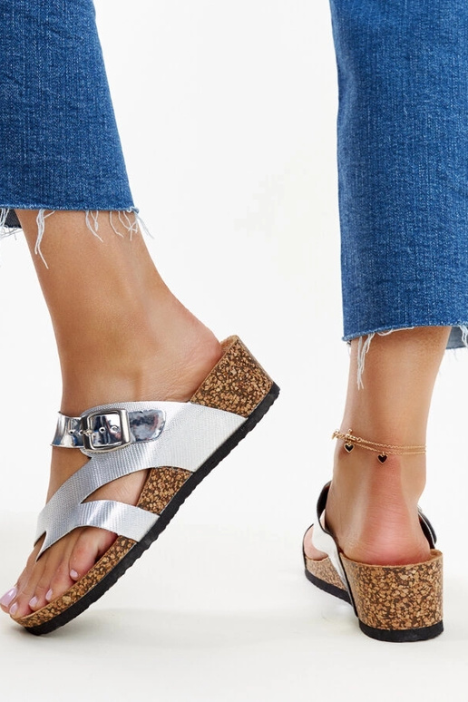 Hõbedased metallik Donata kiilu...