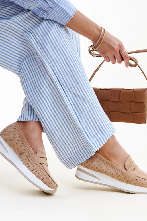 Pruunid perforeeritud Muna kingad