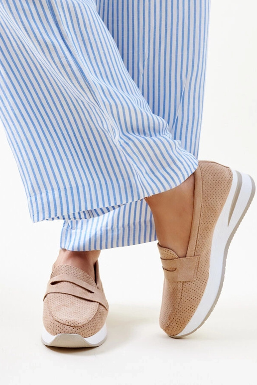 Pruunid perforeeritud Muna kingad