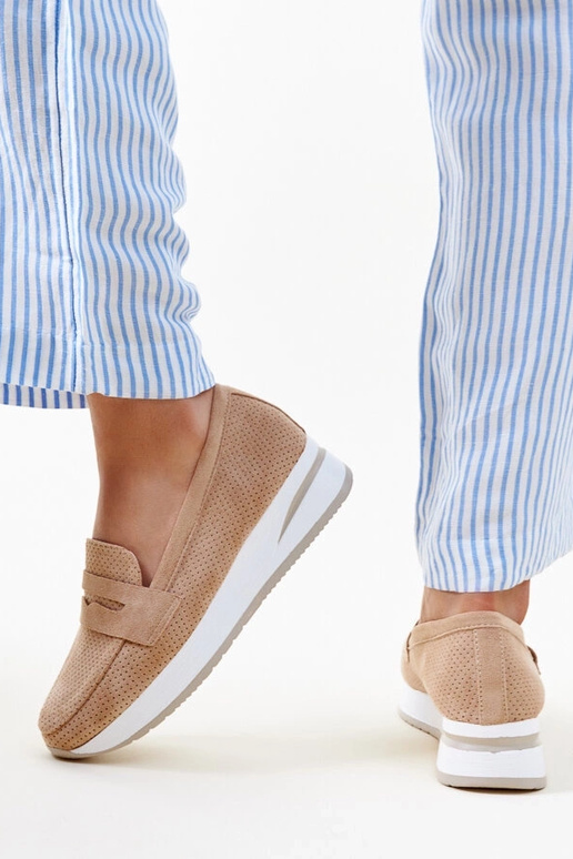 Pruunid perforeeritud Muna kingad