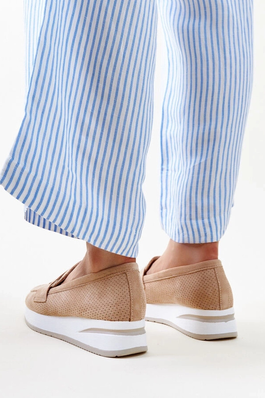 Pruunid perforeeritud Muna kingad