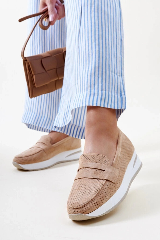 Pruunid perforeeritud Muna kingad