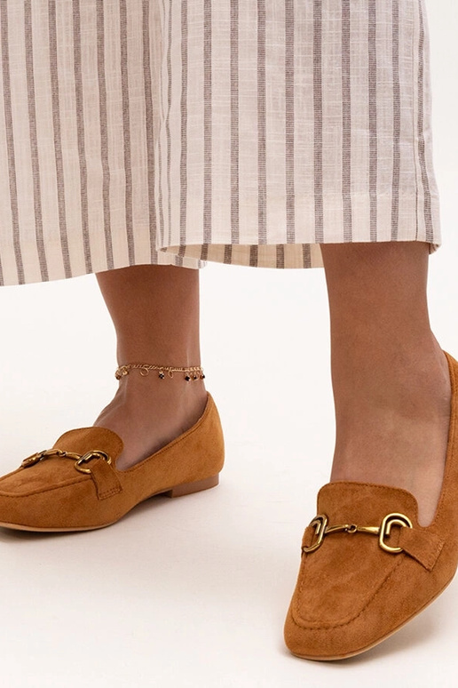 Pruunid Zamari lukuga mokassiinid