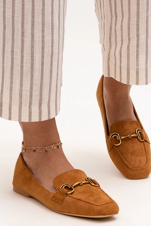 Pruunid Zamari lukuga mokassiinid