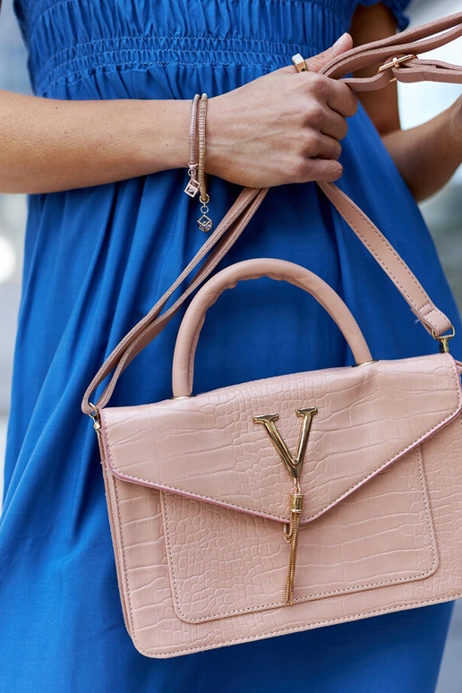 Barsa krokodillimustriga õlakott