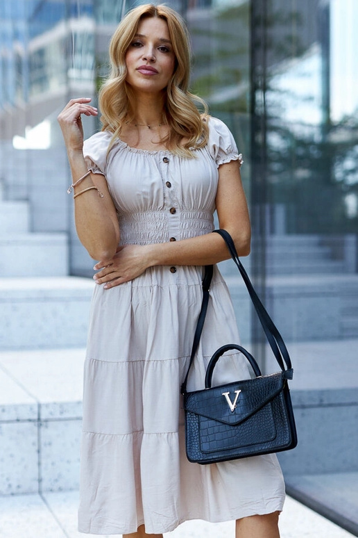 Barsa krokodillimustriga õlakott