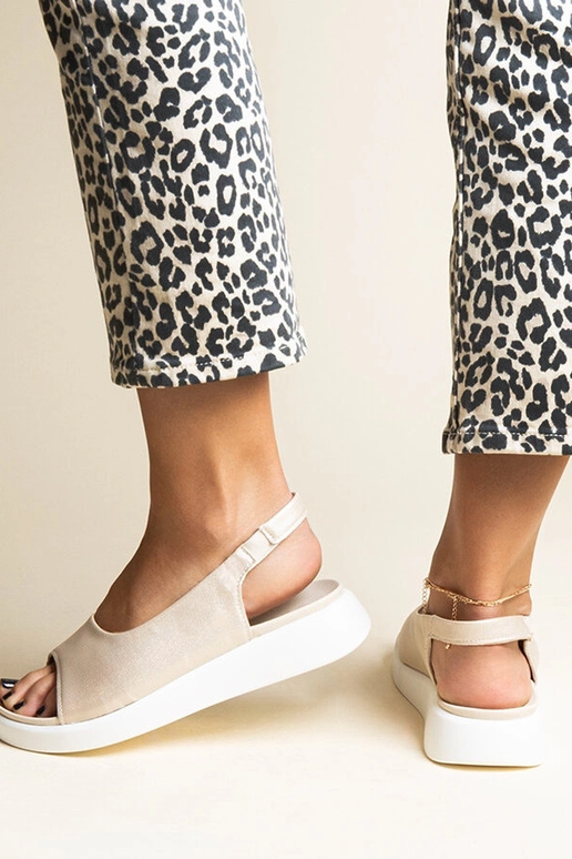 Taylaka Gold Glitter Slip-On sandaalid