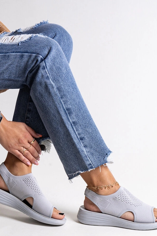 Hallid platvormsandaalid Rawia