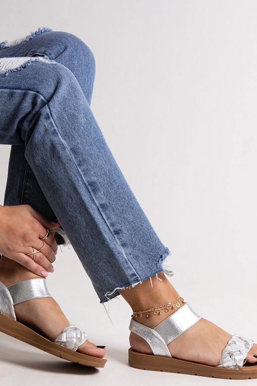 Aldona hõbedased sandaalid