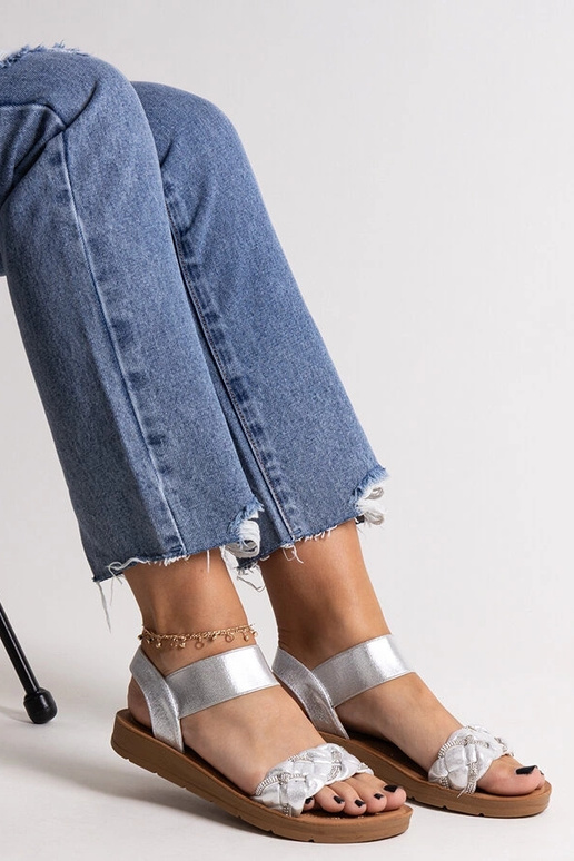 Aldona hõbedased sandaalid