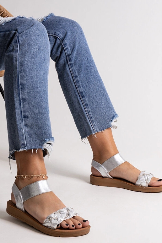 Aldona hõbedased sandaalid