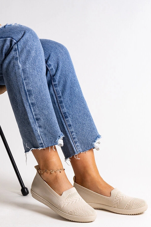 Shadhi beežid Slip-On kangast tossud